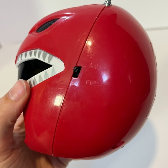 Vintage Mighty Morphin Red Power Ranger AM/FM Clock Radio 1994 Saban Micro Games - Picture 8 of 13